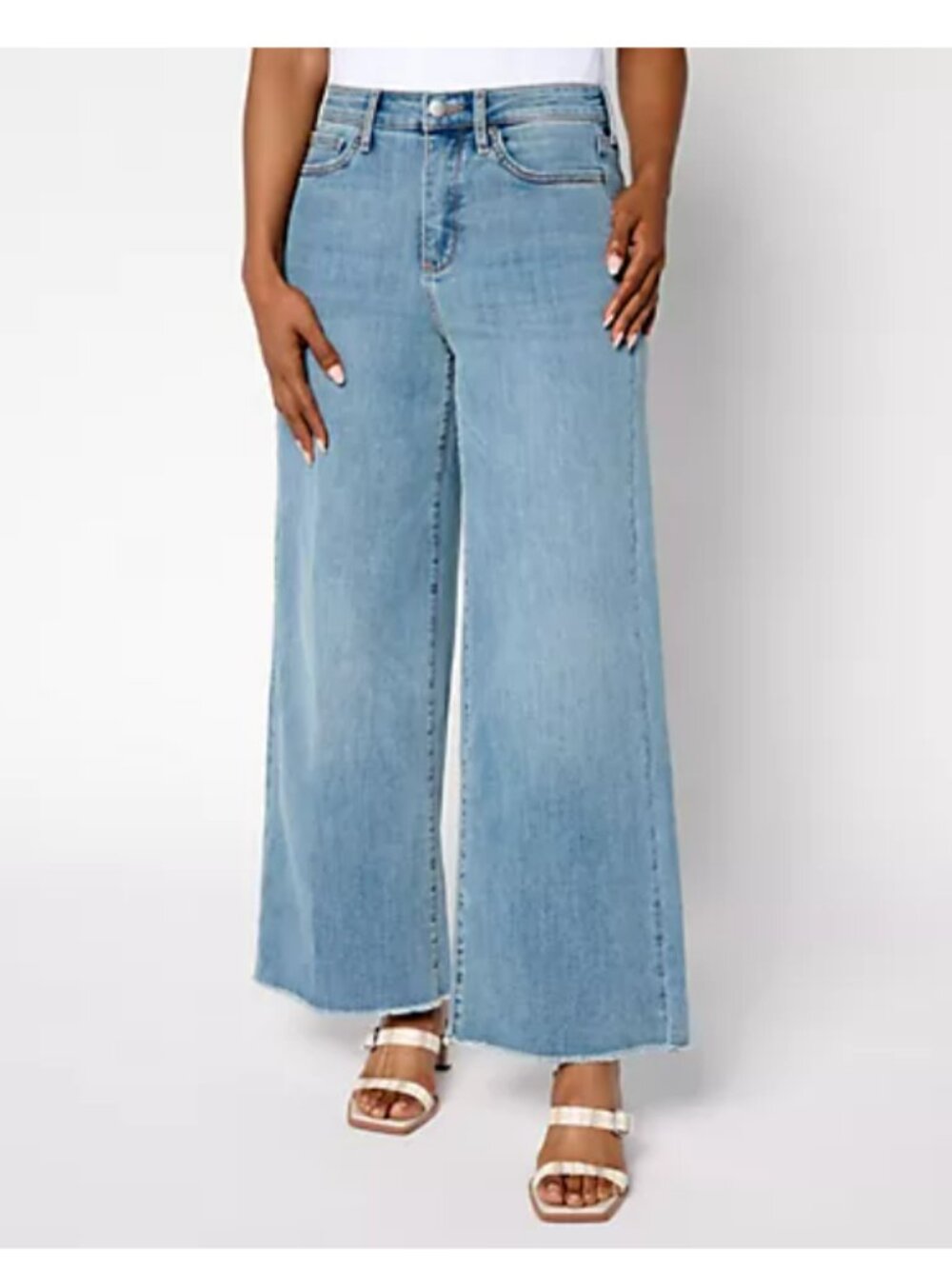 NYDJ Brodi Wide Leg Ankle Jean with Cool Embrace - Barcelona Breeze - Size 24W
